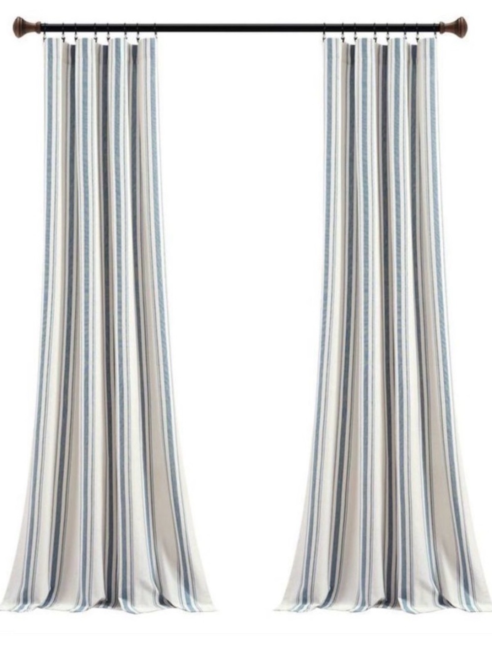 Lush Decor Farmhouse Style Curtains Like New